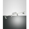 Fabas Luce Tucson Plafondlamp Nikkel mat, 4-lichts