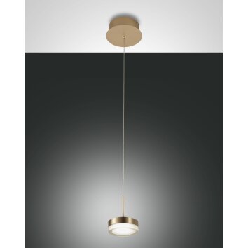 Fabas Luce Dunk Hanglamp LED Messing, 1-licht