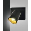 Fabas Luce Modo Muurlamp Zwart, 1-licht