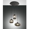 Fabas Luce Nordal Hanglamp Zwart, 3-lichts