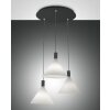 Fabas Luce Vincent Hanglamp Zwart, 3-lichts