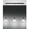 Fabas Luce Vincent Hanglamp Zwart, 3-lichts