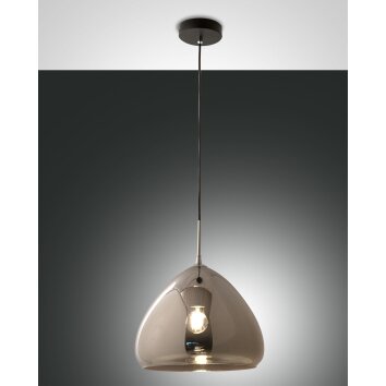 Fabas Luce Glow Hanglamp Zwart, 1-licht