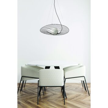 Fabas Luce Homa Hanglamp Zwart, 1-licht