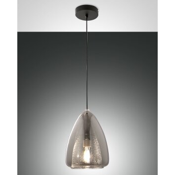 Fabas Luce Britton Hanglamp Zwart, 1-licht