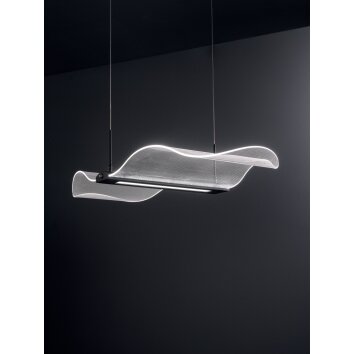 Fabas Luce Fenice Hanglamp LED Zwart, 1-licht