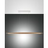 Fabas Luce Ribot Hanglamp LED Natuurlijke kleuren, Wit, 1-licht