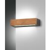 Fabas Luce Hazel Muurlamp LED Hout donker, Zwart, 1-licht