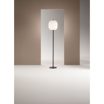 Fabas Luce Domizia Staande lamp Zwart, 1-licht