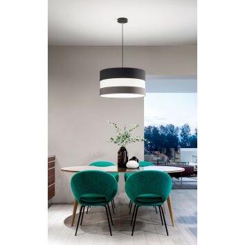 Fabas Luce Arona Hanglamp Zwart, 3-lichts