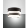 Fabas Luce Arona Plafondlamp Zwart, 2-lichts