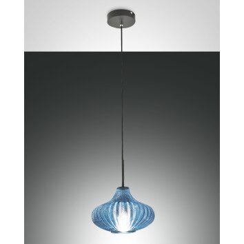 Fabas Luce Budelli Hanglamp Zwart, 1-licht