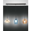 Fabas Luce Olbia Hanglamp Zwart, 3-lichts