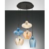 Fabas Luce Olbia Hanglamp Zwart, 3-lichts