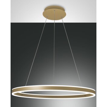 Fabas Luce Palau Hanglamp LED Goud, 1-licht