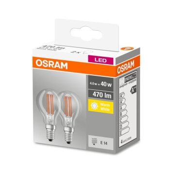 Osram E14 4 Watt 2700 Kelvin 470 Lumen Set van 2