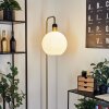 Tuvalu Staande lamp Messing, Zwart, 1-licht