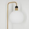 Tuvalu Staande lamp Messing, Zwart, 1-licht