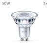 Philips Classic Set van 3 LED GU10 4,6 Watt 4000 Kelvin 390 Lumen