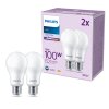 Philips Classic Set van 2 LED E27 13 Watt 4000 Kelvin 1521 Lumen