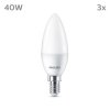 Philips Classic Set van 3 LED E14 4,9 Watt 2700 Kelvin 470 Lumen