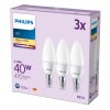 Philips Classic Set van 3 LED E14 4,9 Watt 2700 Kelvin 470 Lumen