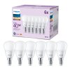 Philips Classic Set van 6 LED E14 4,9 Watt 2700 Kelvin 470 Lumen