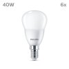 Philips Classic Set van 6 LED E14 4,9 Watt 2700 Kelvin 470 Lumen