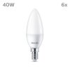 Philips Classic Set van 6 LED E14 4,9 Watt 2700 Kelvin 470 Lumen