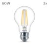 Philips Classic Set van 3 LED E27 7 Watt 4000 Kelvin 850 Lumen