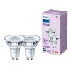 Philips Classic Set van 2 LED GU10 4,6 Watt 4000 Kelvin 390 Lumen