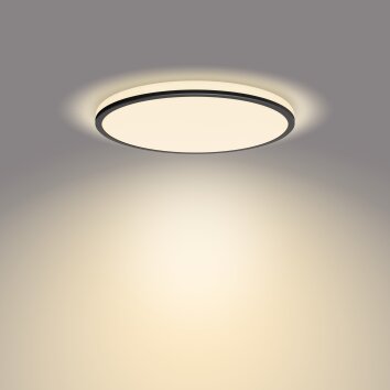 Philips Ozziet Plafondpaneel LED Zwart, Wit, 1-licht