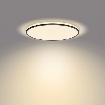 Philips Ozziet Plafondpaneel LED Zwart, Wit, 1-licht