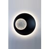 Holländer LUNA Muurlamp LED Bruin, Zwart, Zilver, 2-lichts