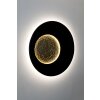 Holländer LUNA Muurlamp LED Bruin, Goud, Zwart, 2-lichts