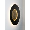 Holländer LUNA Muurlamp LED Bruin, Goud, Zwart, 2-lichts