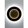 Holländer LUNA Muurlamp LED Bruin, Goud, Zwart, 2-lichts