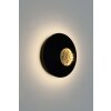 Holländer LUNA Muurlamp LED Bruin, Goud, Zwart, 2-lichts