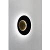 Holländer LUNA Muurlamp LED Bruin, Goud, Zwart, 2-lichts