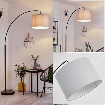 Gualdim Staande lamp Zwart, 1-licht