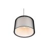 Trio Burton Hanger Zwart, 1-licht