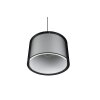 Trio Burton Hanger Zwart, 1-licht