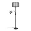 Trio Burton Staande lamp Zwart, 2-lichts