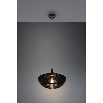 Trio Colino Hanglamp Zwart, 1-licht