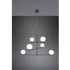 Trio Pure Hanglamp Zwart, 6-lichts