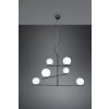 Trio Pure Hanglamp Zwart, 6-lichts