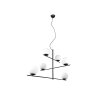 Trio Pure Hanglamp Zwart, 6-lichts