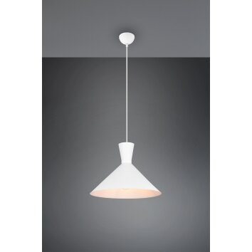 Reality Enzo Hanglamp Wit, 1-licht