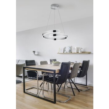 Reality Parma Hanglamp LED Chroom, 1-licht