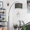 Gualdim Staande lamp Zwart, 1-licht